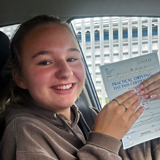 Photo of Eloise, just passed driving test