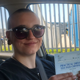 Photo of Tintin, just passed driving test
