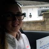 Photo of Nat, just passed driving test